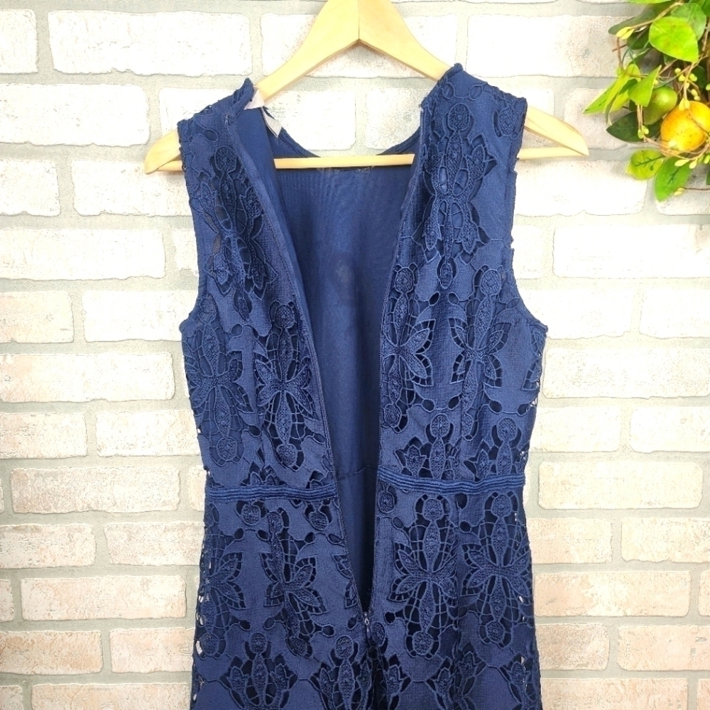 H&M Lace Cocktail Sleeveless Dress Size S - Picture 3 of 9
